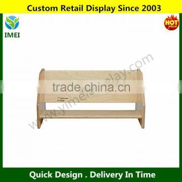 Tabletop Book Display, All-Birch Veneer Panel, 4-Coat UV Acrylic, 24" x 11-1/2" x 11-1/2", Natural W YM6-377