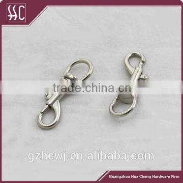 Small Swivel Snap Hook Shiny Silver Hook photo-2