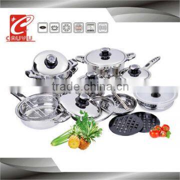 21Pcs alibaba hot products for united surgical steel cookware