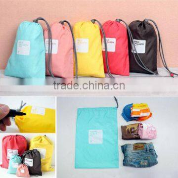 4 Pcs Waterproof Nylon Travel Pouch Storage Bag Luggage Packing Set