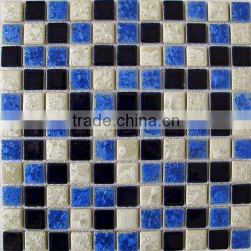 Hot Sales glazed porcelain floor tile white tile mosaic in foshan China
