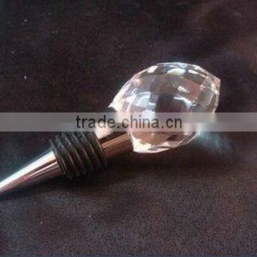 Cute Crystal Clear Bottle Stopper For Wine Decoration WS008