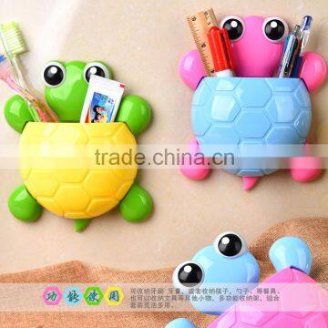New Tortoise Cartoon Sucker Toothbrush Holder,Cute Suction Hook Toothbrush Rack,Accessories Set Suction Cup Tool For Bathroom photo-2