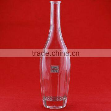 cork stopper alcohol glass bottle novelty clear glass bottle 700ml glass liquor bottle wholesale