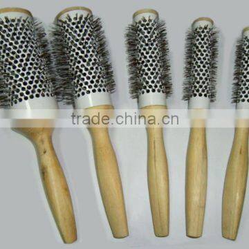 Ceramic ionic thermal bamboo brush Eco friendly bamboo brush