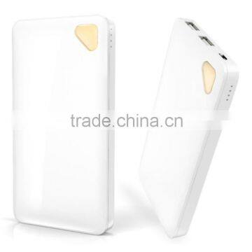 TRUSDA 2015 Hot new arrive High Capacity QC 2.0 Power bank 10000mAh 2 USB Ports for phones