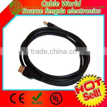 USB 3.0 cable Type A male to male cable Super speed Black jacket