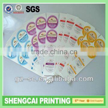 Excellent quality pvc label printing