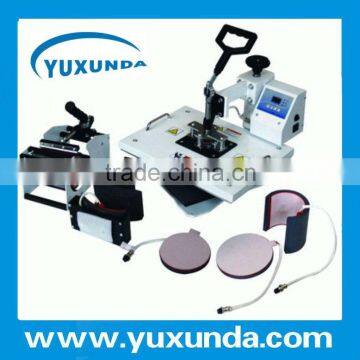 combo sublimation machine for T-shirt, mugs, plates