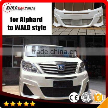 Alphard body kits fit for TOYO Alphard to WD style 2011year up