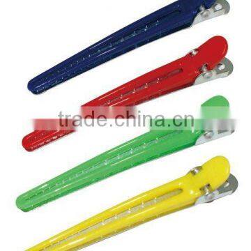 Salon professional plastic&metal hair clips M007