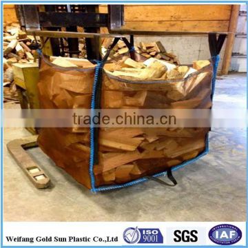 Ventilated jumbo bag for packing potatoes, onions, firewood