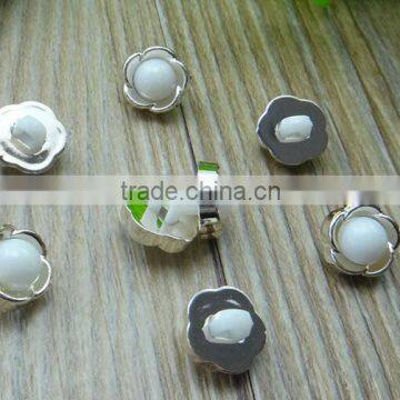 High Quality Fashion Polyester Resin Button with Rhinestones