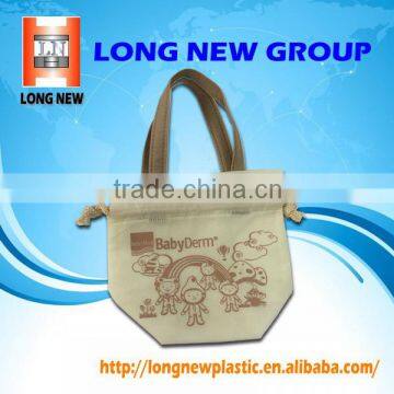 cafe color Drawstring Nylon PP Non Woven Bag Promotion Bag