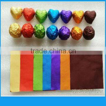 Colorful Aluminum Foil for chocolate package