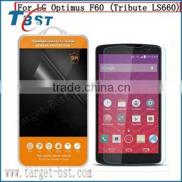 Factory Price 9H Hardness Anti Explosion Tempered Glass Screen Protector for LG Optimus F60 photo-2