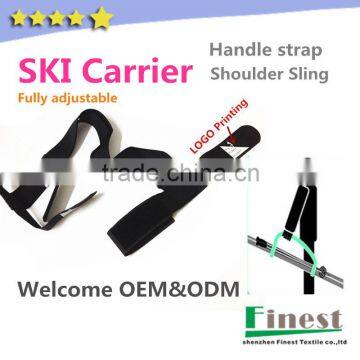 Fully adjusable Custom Skis Sling Carrying Strap for Snowboard