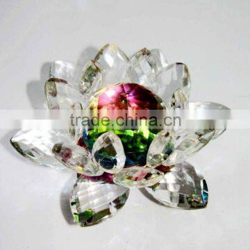 pu jiang beautiful k9 crystal flower