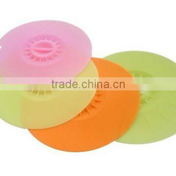 Silicone Suction Lid & Food Cover Large medium small size silicone pot cover