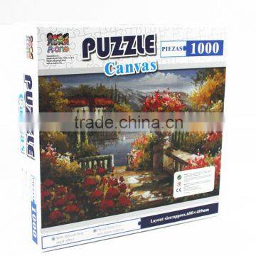 Paper Jigsaw Puzzle 1000pcs Customized Oilpainting Scene Patterns photo-2