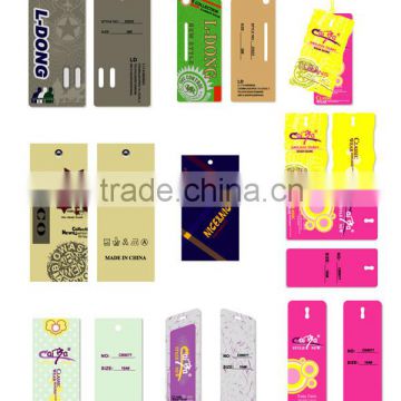 High Quality cheap Price hang Tags For Clothing