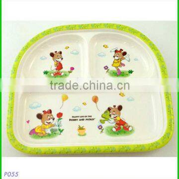 melamine children dinner plate