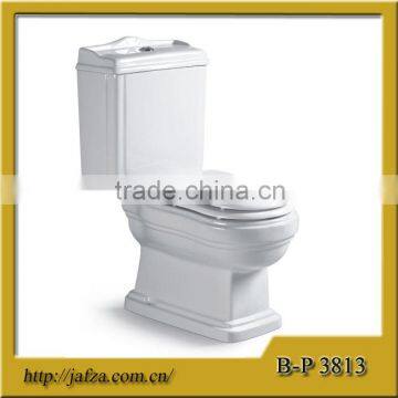 3813 sanitary ware ceramic washdown two piece p-trap arabic toilet