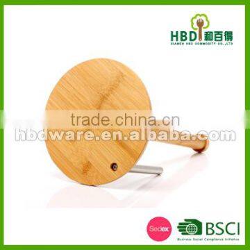 BSCI Factory High Quality Bamboo Wood Kitchen Roll Holder, Roll Holder Wholesale photo-2