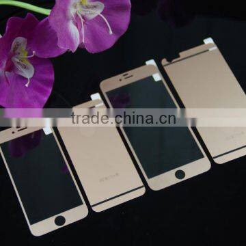 Color Screen Protector For IPhone 6/6s Front and Back Frosted Glass Film 9H Tempered Glass Protectors