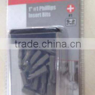 20pcs 1" Phillips Insert Bits