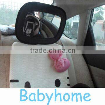 How can we ensure our baby's safety in car adjustable baby car back mirror