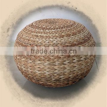 All hand-woven Handmade rattan tatami Small round stool