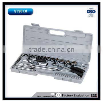 52pcs Used Mechanics Tools Socket Wrench Set