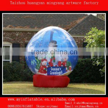 outdoor decoration inflatable snow globe