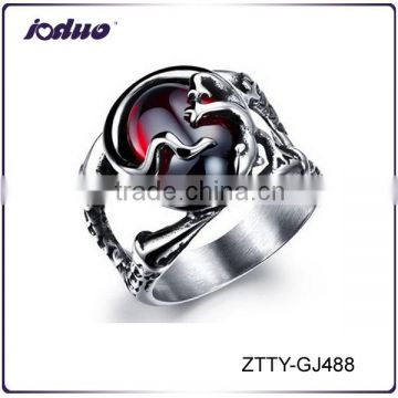 Top Quality Punk Exaggerated Titanium Steel Rings