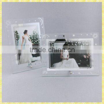 Cheap Photo Frame Glass Coaster For Couple Souvenirs Gifts