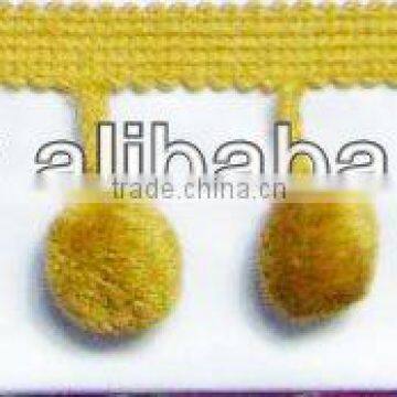 POM POM CURTAIN FRINGE POM POM BALL FRINGE INDIAN FRINGE