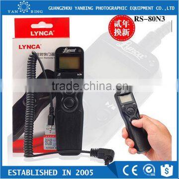 The cheapest camera shutter release timer remote control RS-80N3 for Canon 50D 6D 7D 5D Mark II