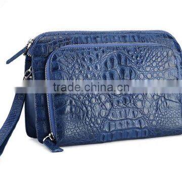 Zipper Clutch Wallet Custom Leather Bag Clutch Bag Genuine Crocodile Bag Men Luxury Wallet Clutch