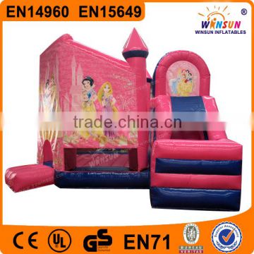 hot-selling CE certificates inflatable bouncy castle with water slide