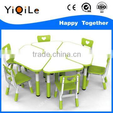 Free Combination Colourful Cheap Plastic Kids Table photo-2