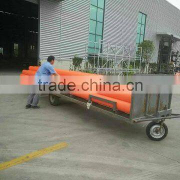 Black Orange Color PE Conduit Pipe Plastic Tube for Electrical System