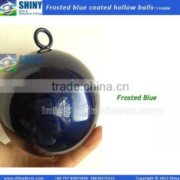 150mm stainless steel hollow ball with blue color