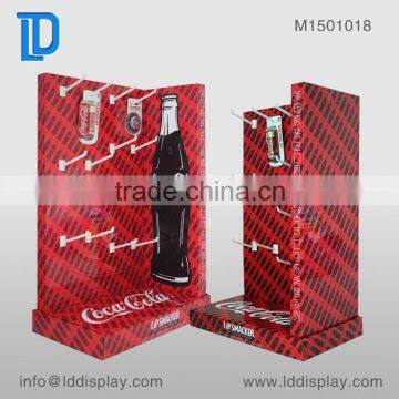 Cola cardboard display, cardboard sidekick for cola, cola retail display