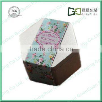 Kairu wedding metal tin flower gift box for rose