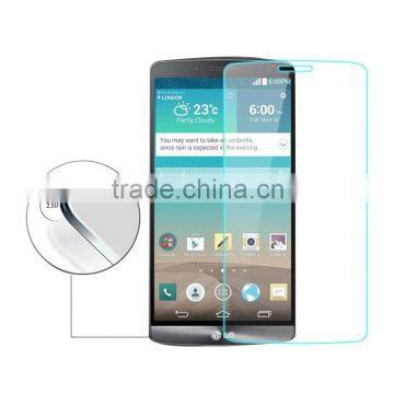 Best price!!! 0.33MM HD clear tempered glass screen protecor for LG G3 wholesale glass screen protecor for LG