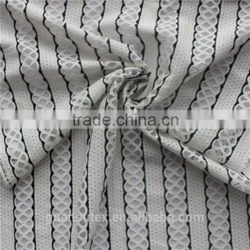 High Quality Italian Burn Out Lace Fabric, Polyester Cotton Blend Lace Fabric for African Cloth