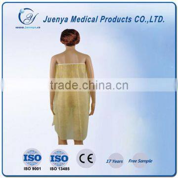 gold supplier disposable nonwoven kimono robes for spa