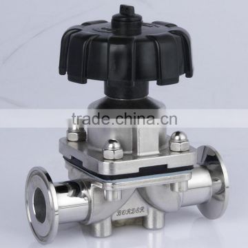 food grade manual type welding 2way diaphragm valve