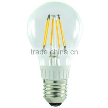 2014 Hot Sale E27 Filament LED bulb 6W A60